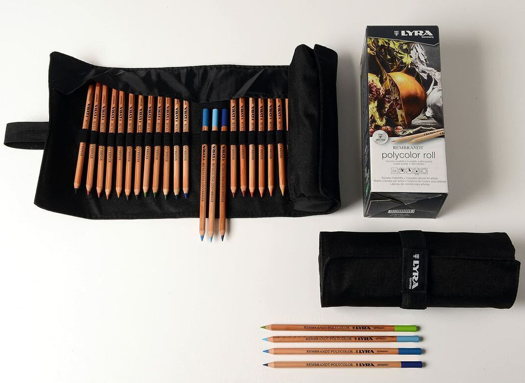 LYRA Набор цветных карандашей POLYCOLOR в пенале заточенный 24 шт. L2004240