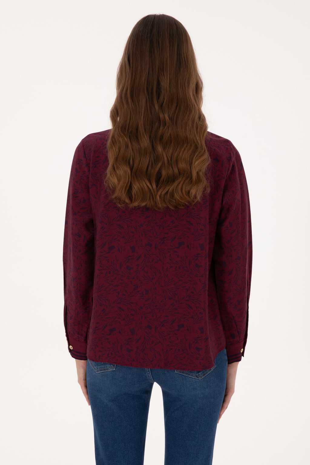 Kad_n Bordo Uzun Kollu G_mlek - U.s. polo assn фото 5