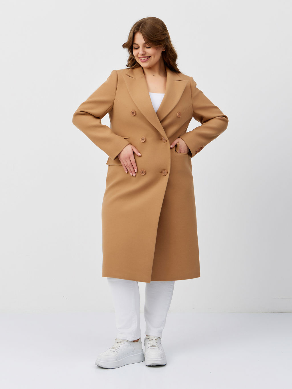 Пальто женское демисезонное 25775 (вино) - Kankan фото 31