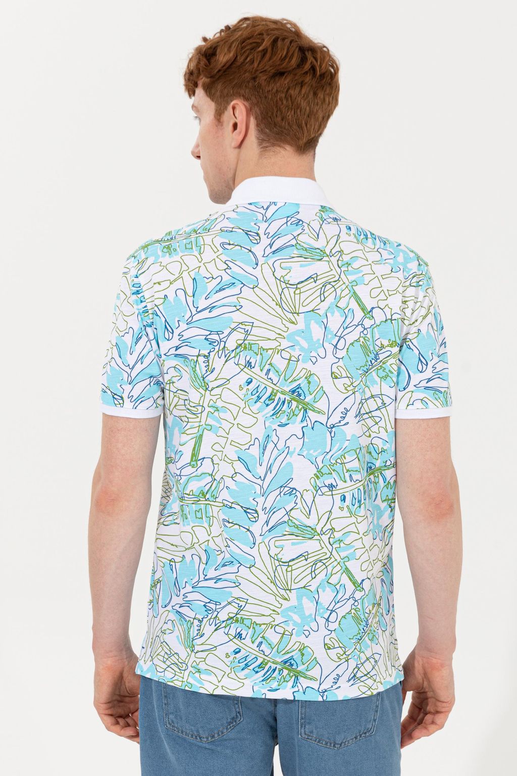 U. S. Polo Assn Мужская футболка-поло Petrol - U.s. polo assn фото 5