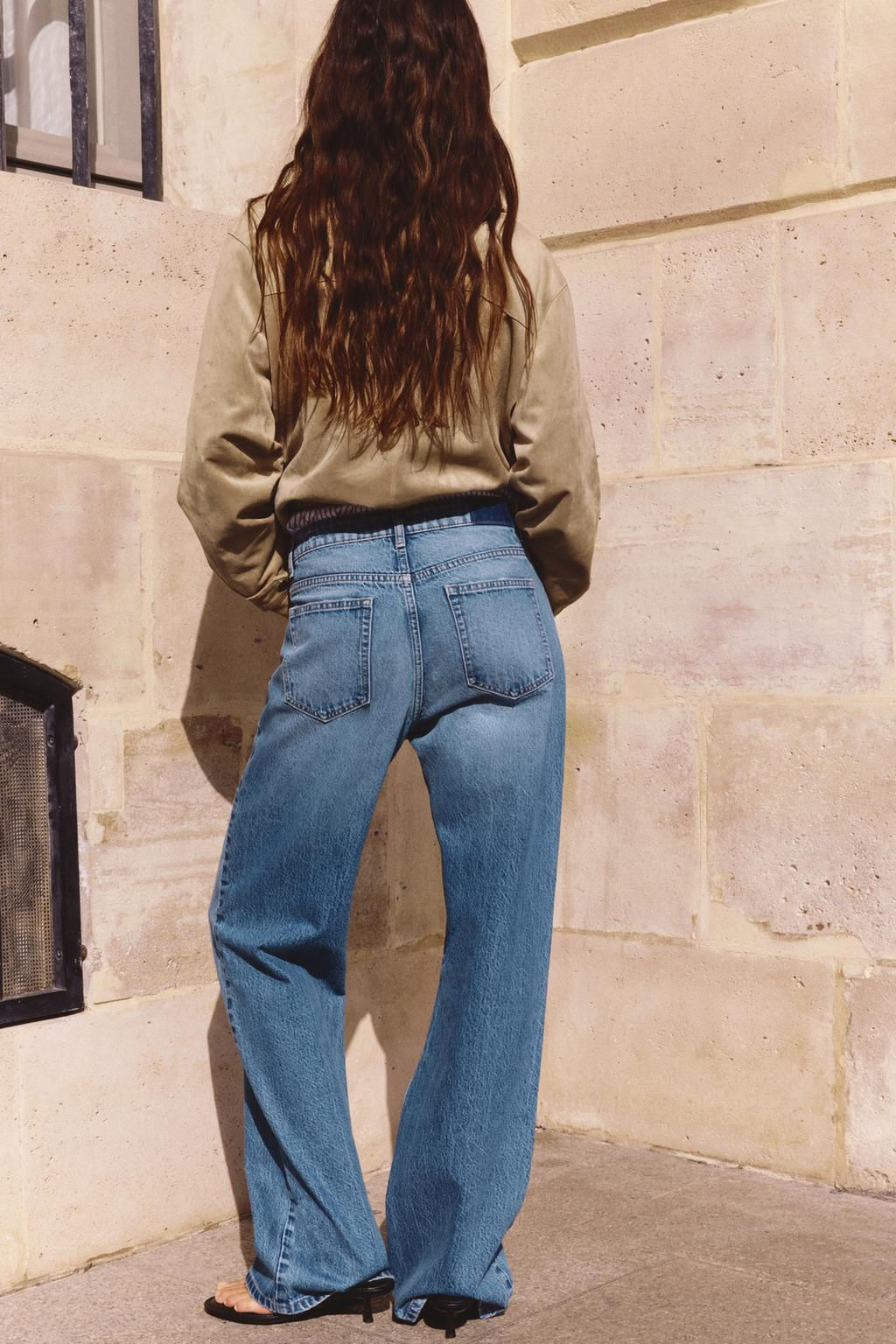 JEANS Z1975 STRAIGHT HIGH-WAIST FULL LENGTH - Zara фото 3