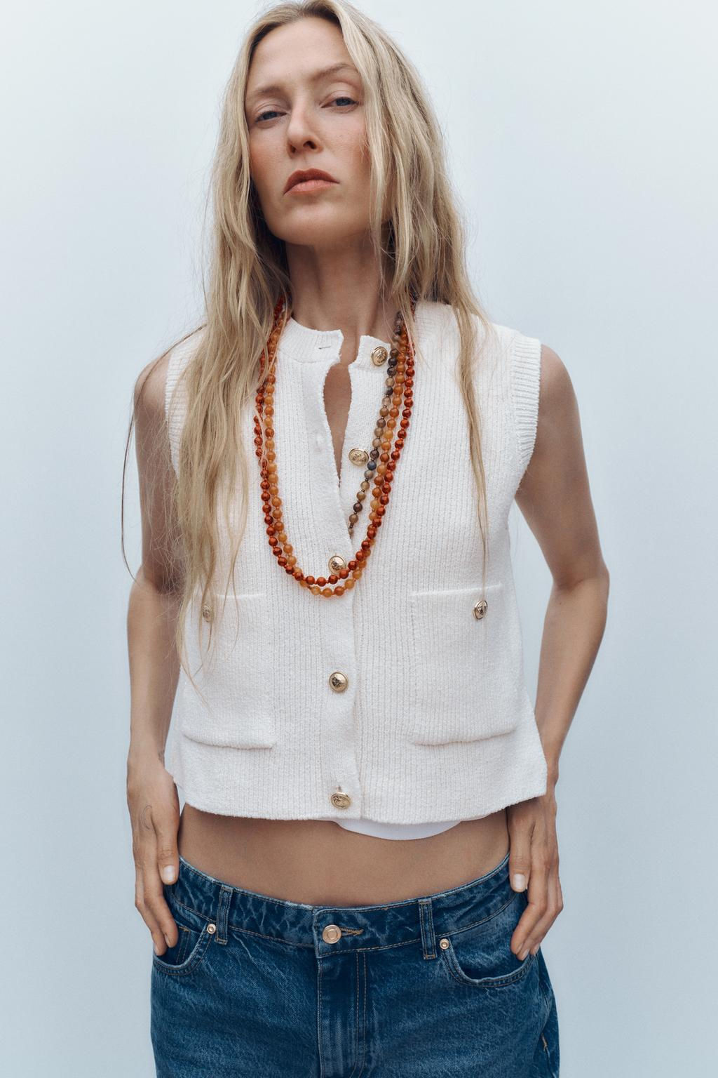 PLAIN KNIT TOP - Zara фото 8