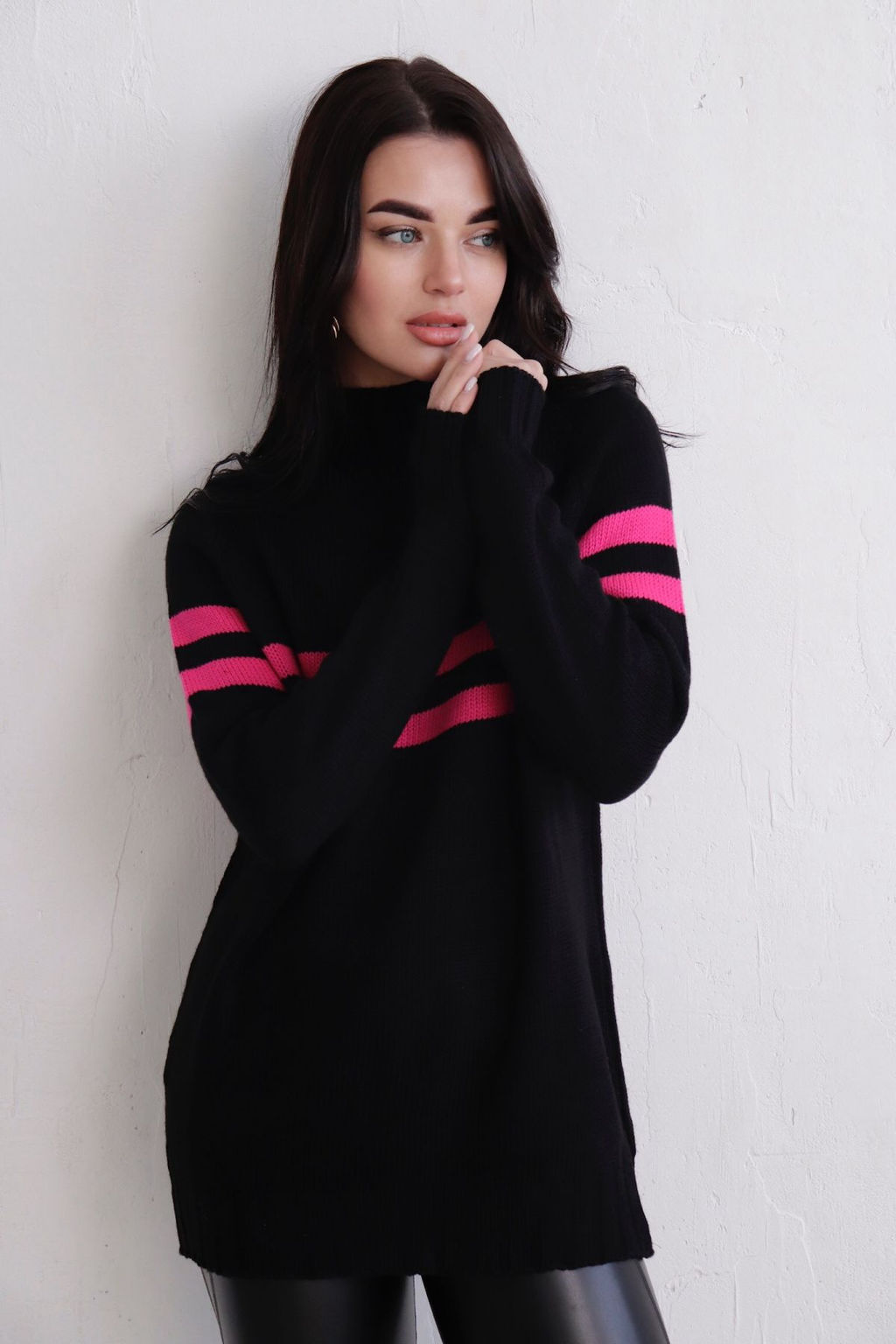 10089 Свитер чёрный - Martichelli фото 11