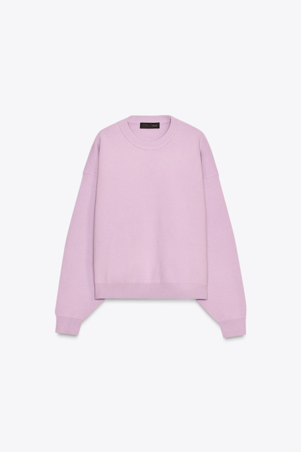 RIB KNIT SWEATSHIRT - Zara фото 4