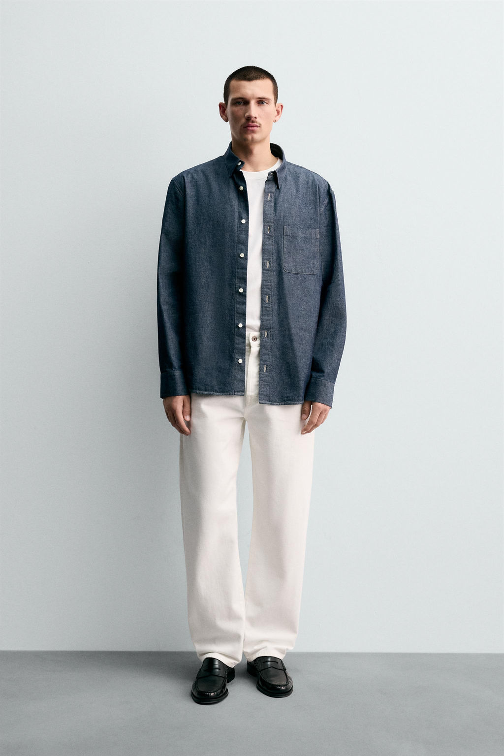 STRAIGHT ANKLE FIT SELVEDGE JEANS