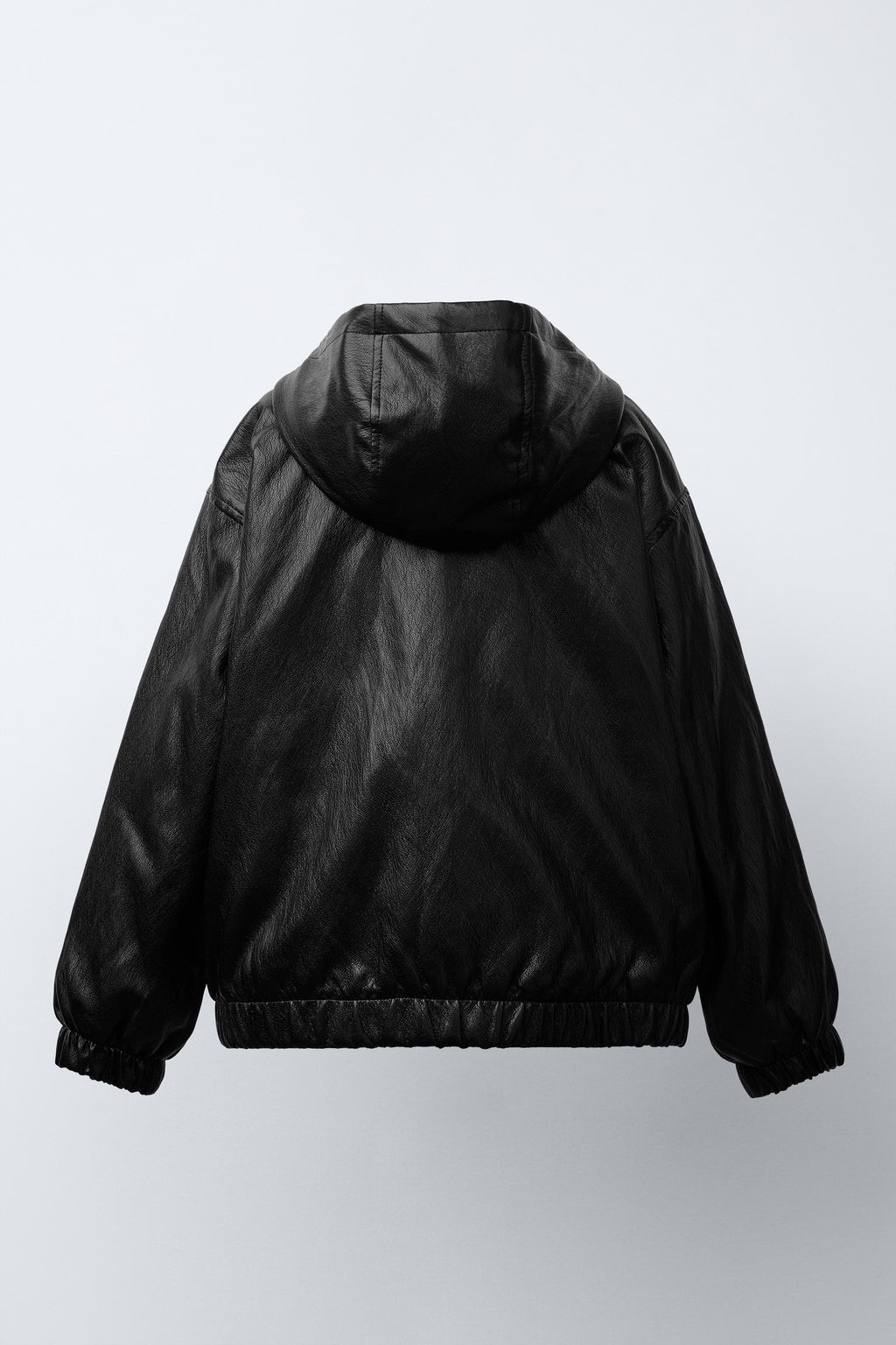 FAUX LEATHER PUFFER JACKET - Zara фото 4