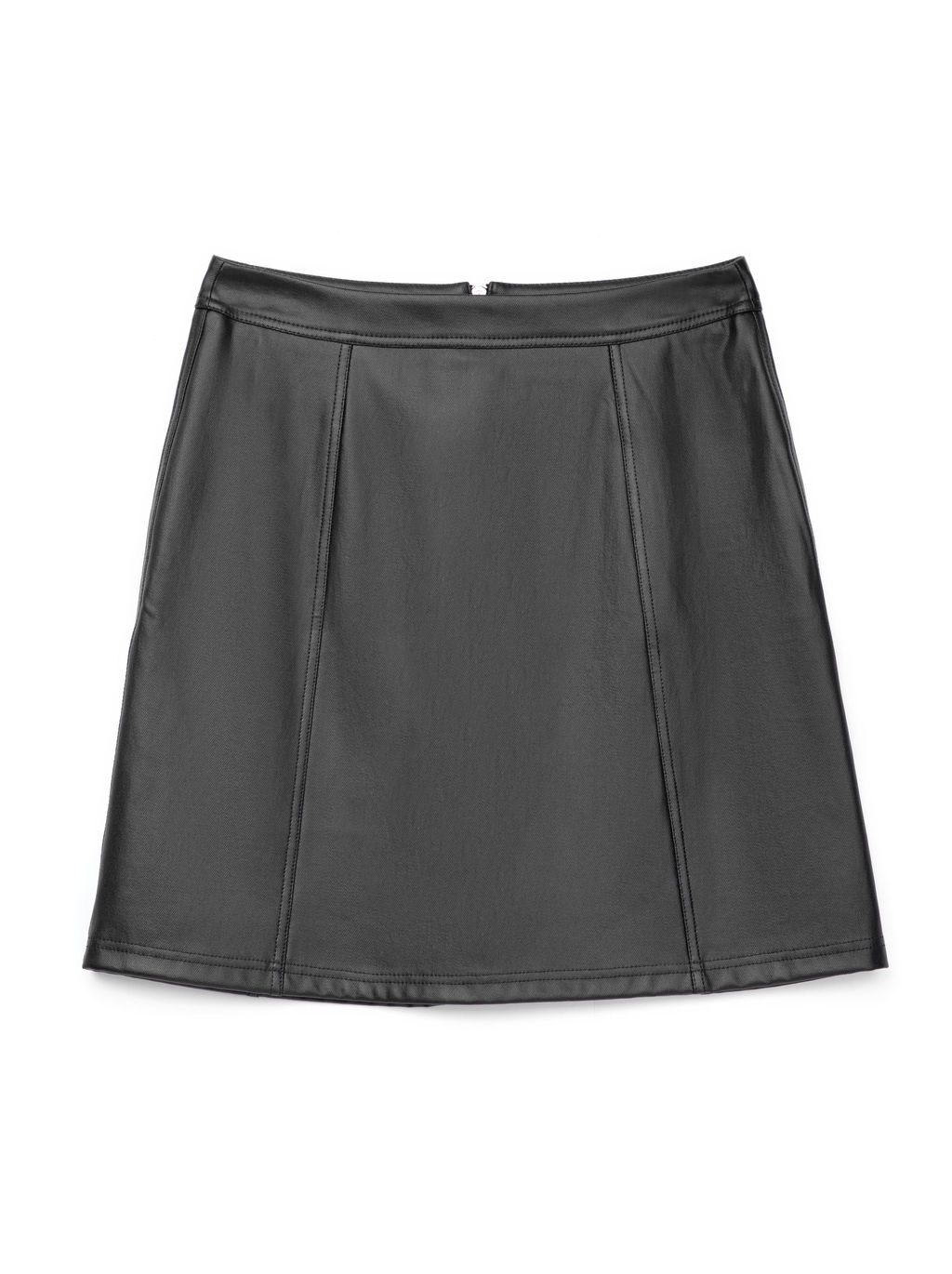 CONTE Юбка А-силуэта с напылением "под кожу" LITA black black