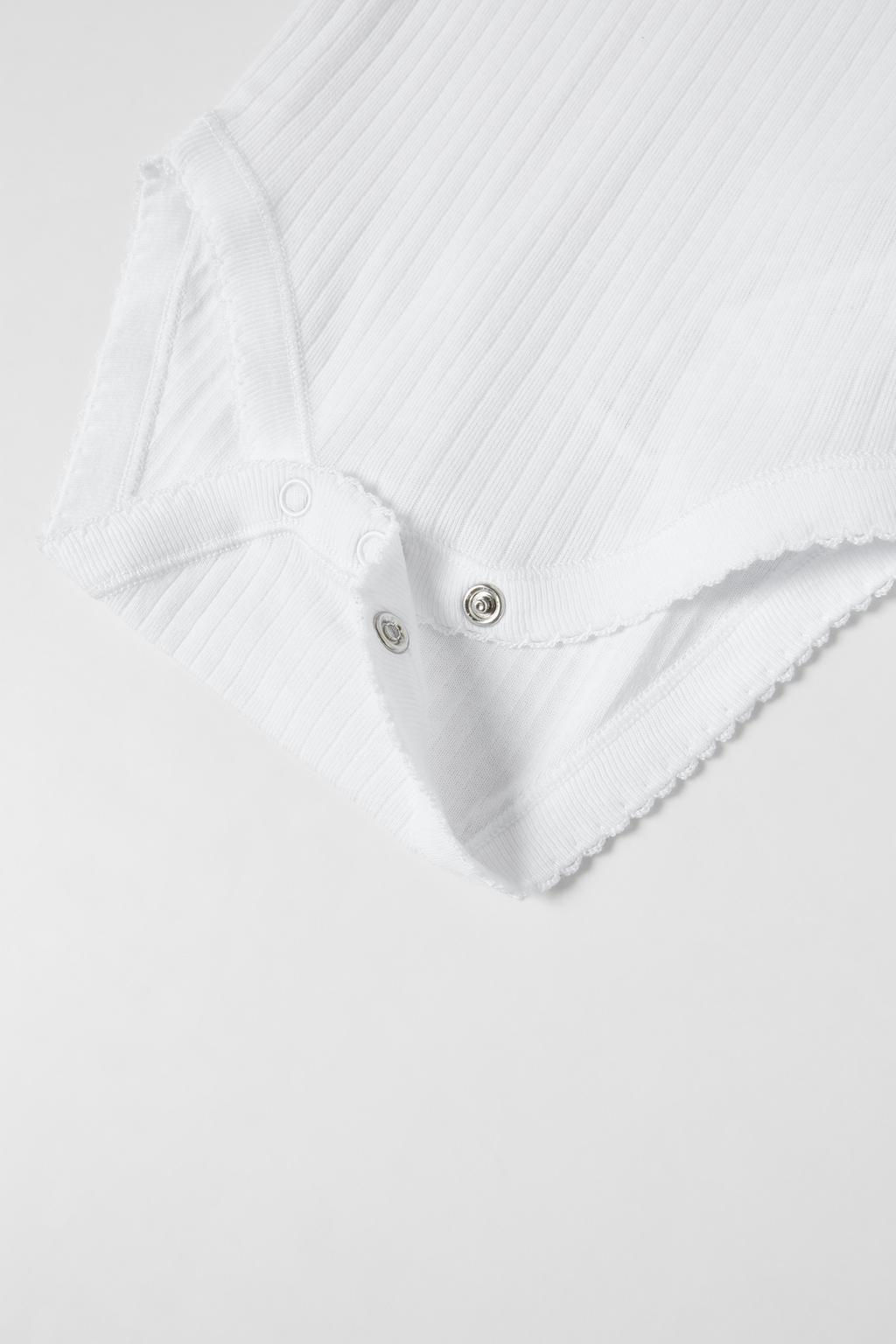 3-PACK OF STRAPPY BODYSUITS - Zara фото 4