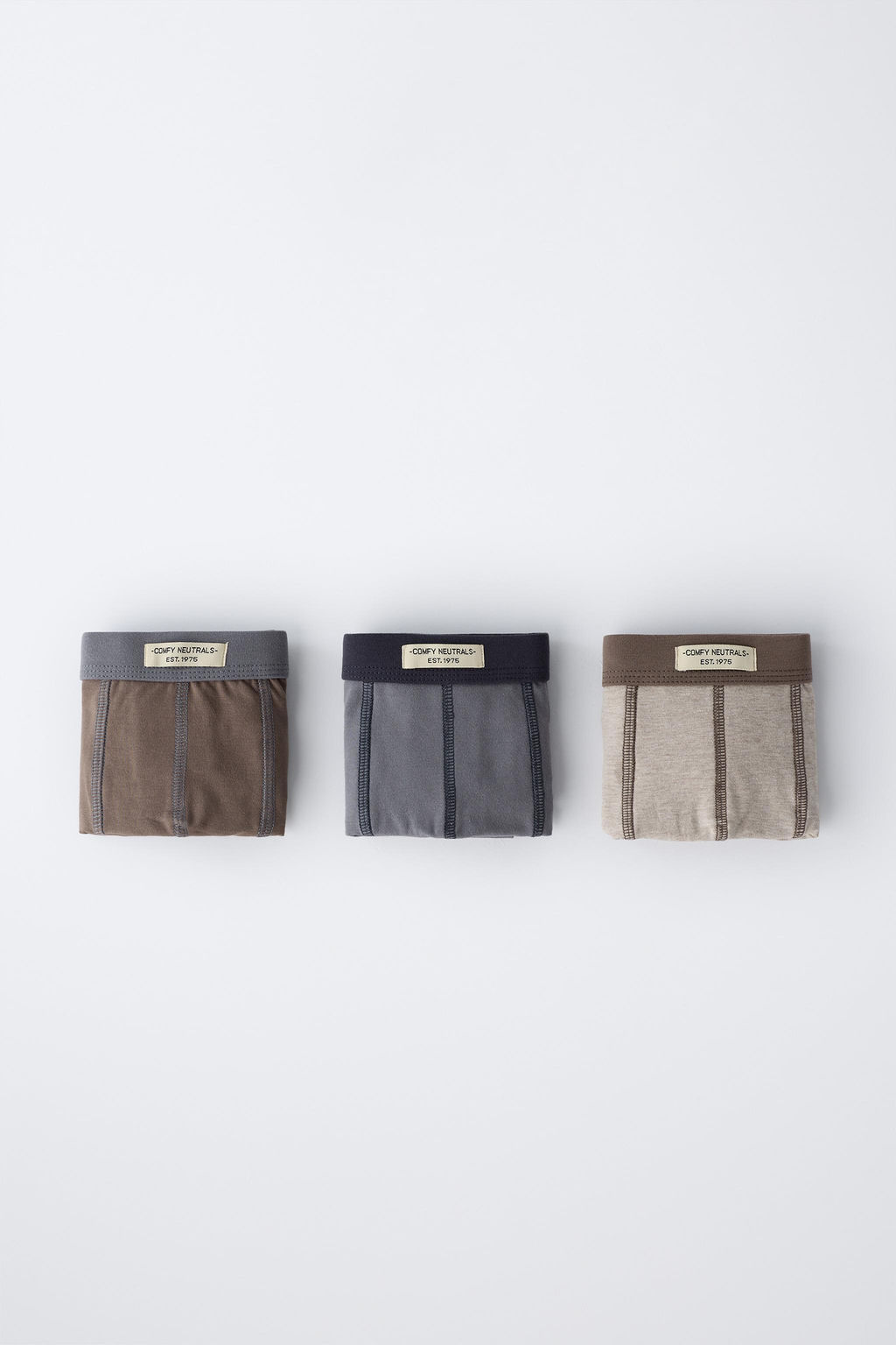 AGES 6-14 / THREE-PACK OF LABELLED BOXERS - Zara фото 5