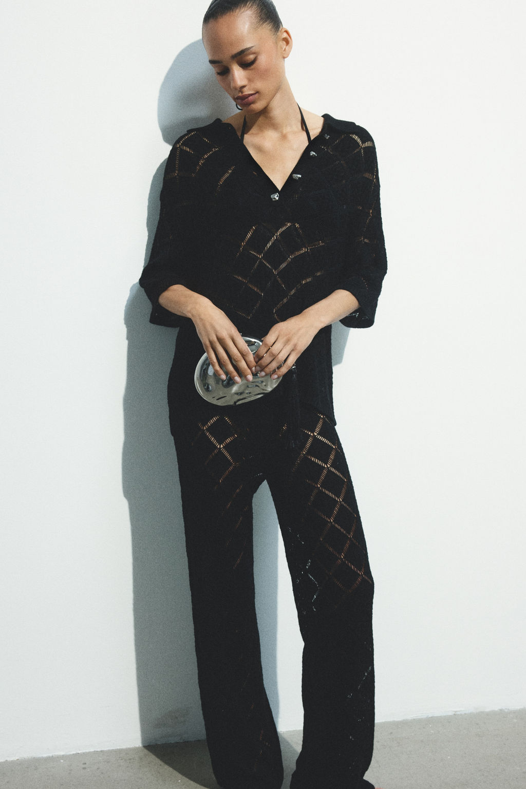 Pantal?n efecto crochet - H&m фото 2
