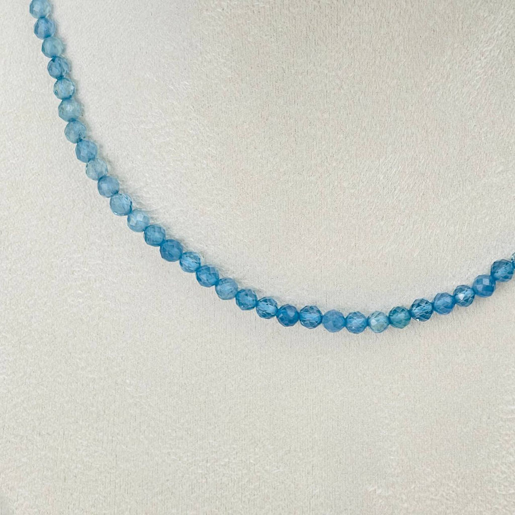 Колье из Аквамарина (градиент) 42 см +