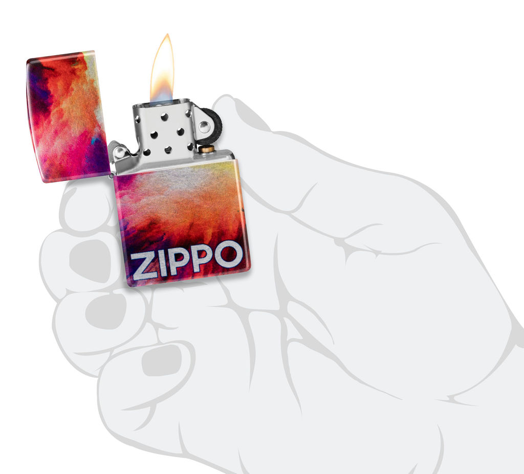 Зажигалка ZIPPO Яркие переливы | Tie Dye 48982