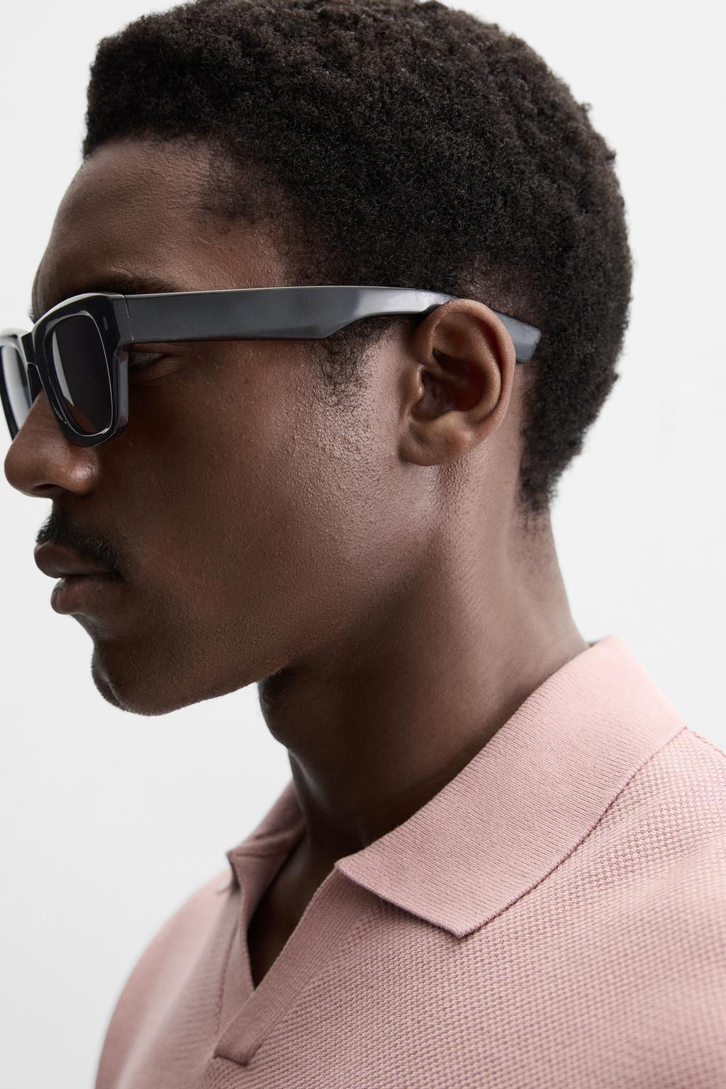 TEXTURED KNIT POLO SHIRT - Zara фото 6