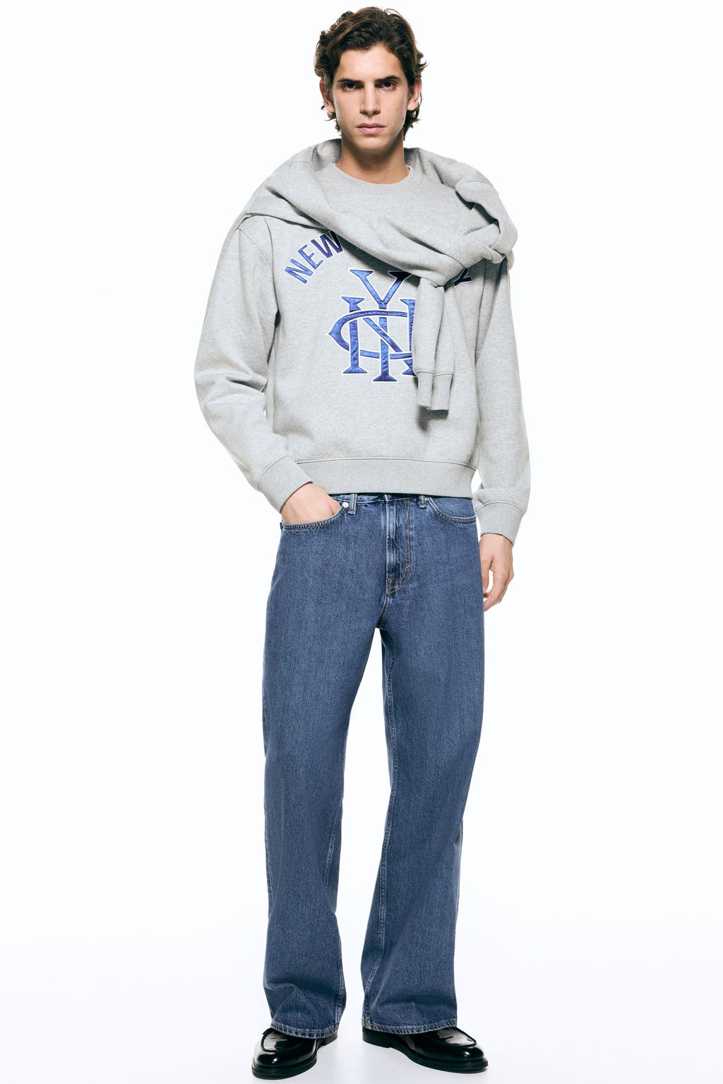 Sudadera estampada Loose Fit - H&m фото 6