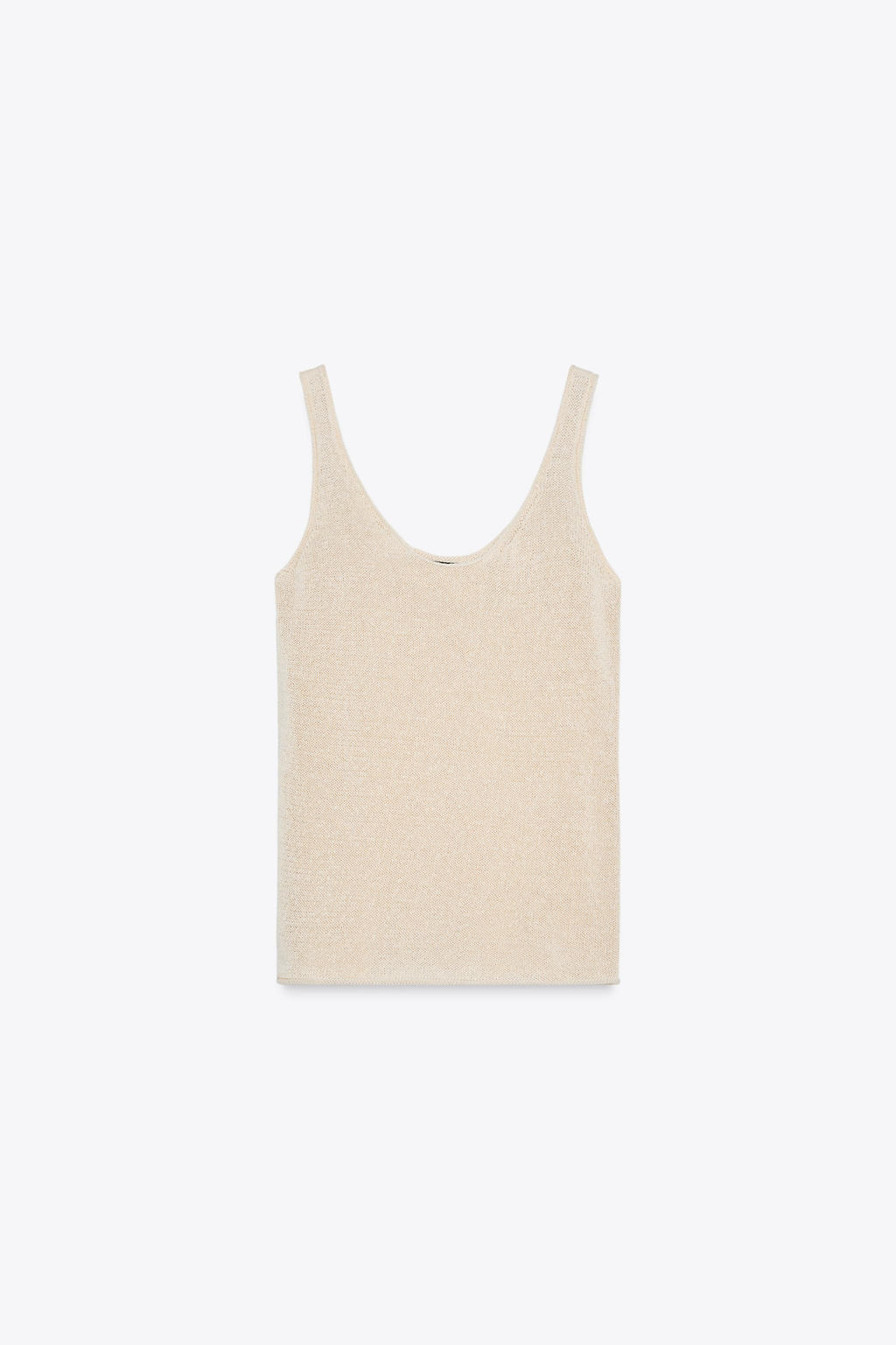LINEN BLEND KNIT TOP - Zara фото 34
