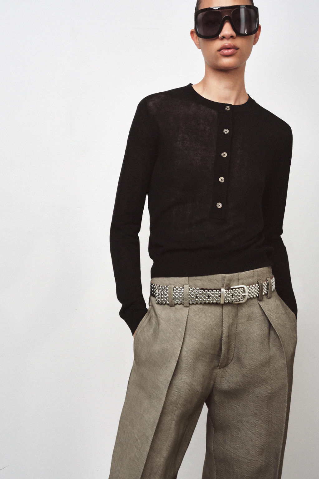 JERSEY PANADERO PUNTO / Negro - Zara фото 4