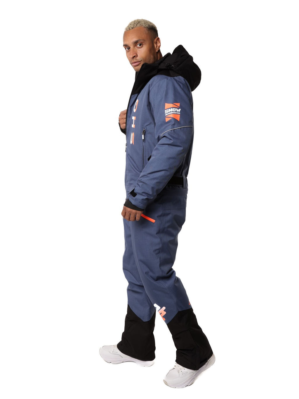 Комбинезон A-89033 Сине-серый