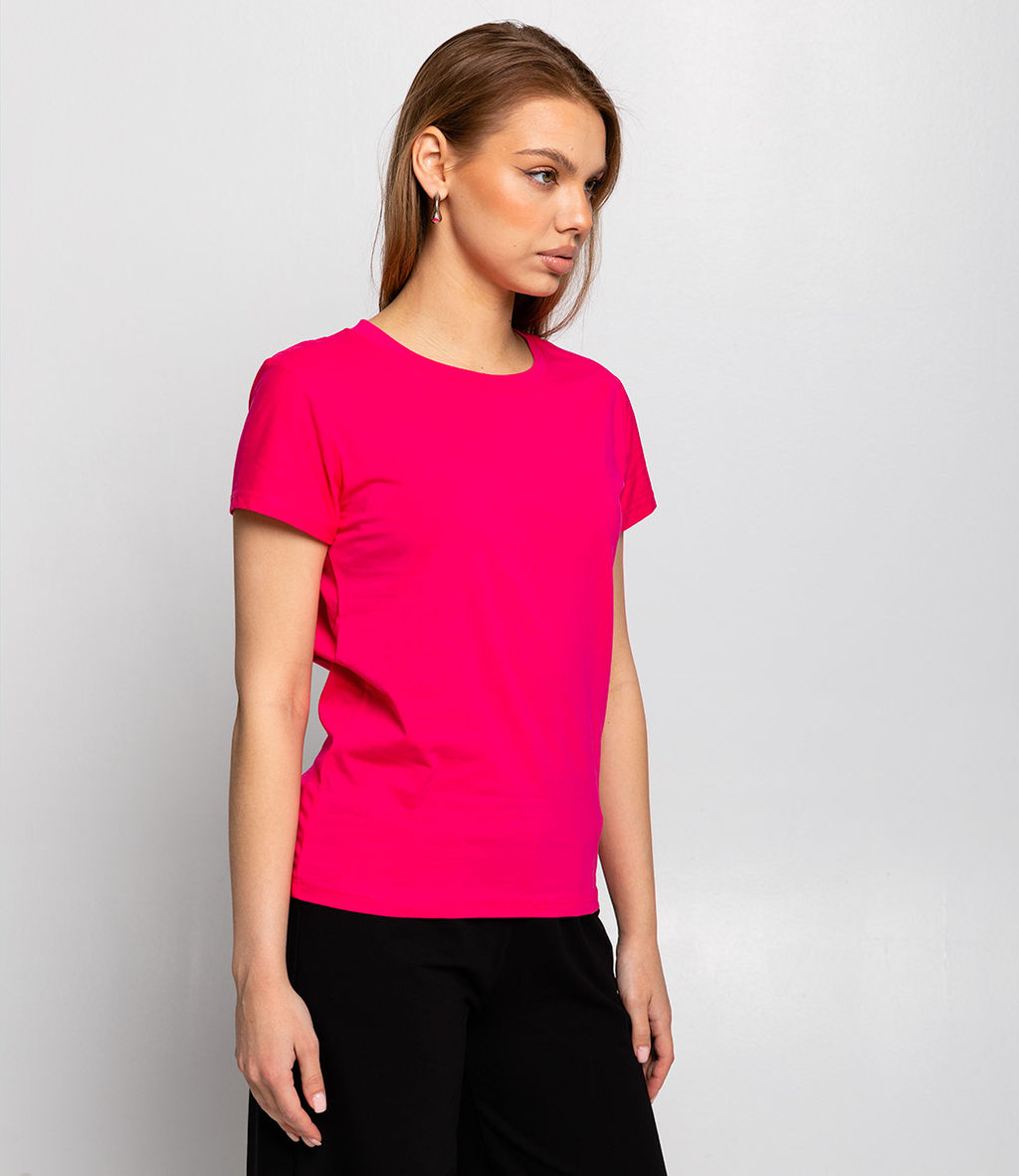 Футболка #ОКТ1665, фуксия - Dommod фото 2