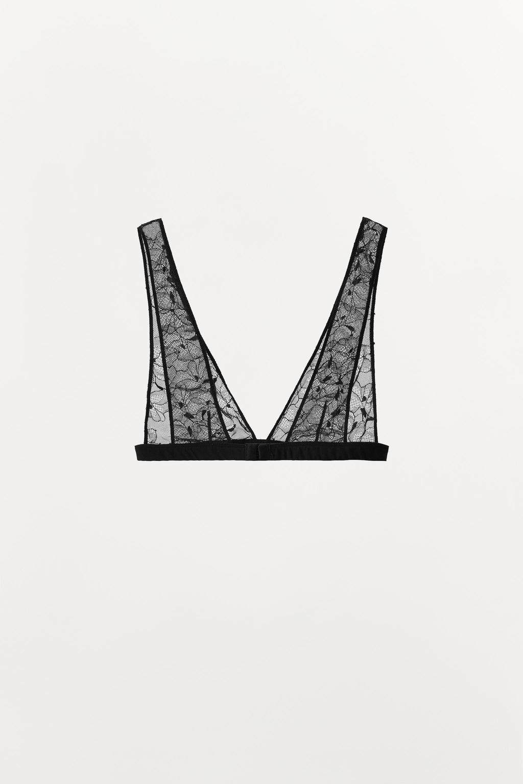 LACE TRIANGLE BRALETTE - Zara фото 7