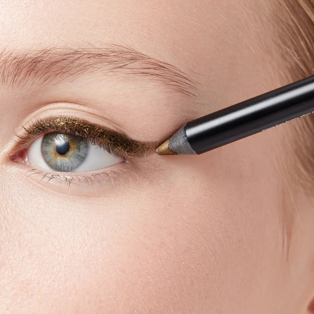 Provoc Гелевый карандаш-подводка для глаз водостойкий / Semi Permanent Gel Eye Liner №84 This Means War, оливковый с шиммером