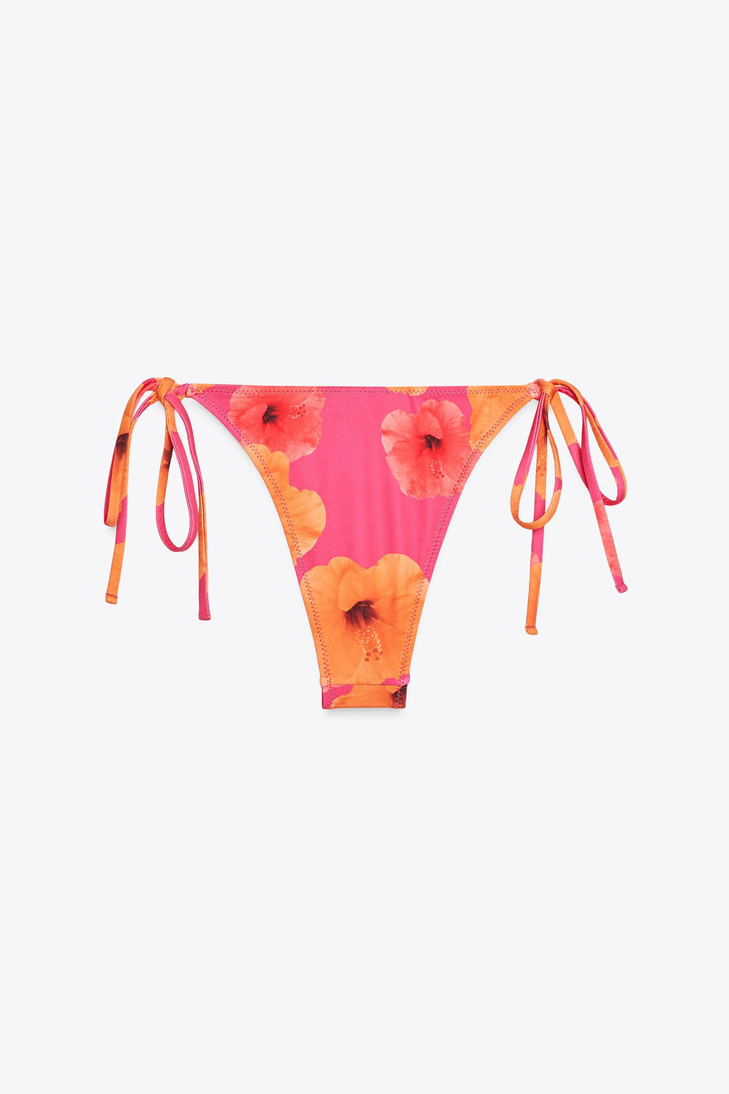 PRINTED TIE BIKINI BOTTOMS - Zara фото 9