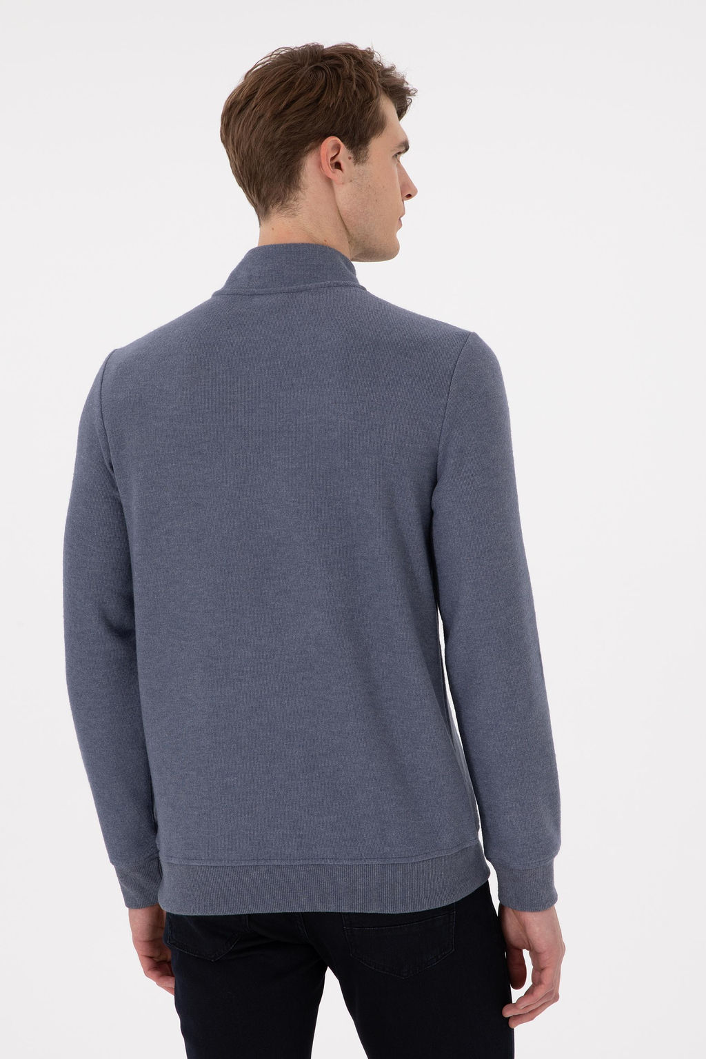 Мужской темно-синий свитшот Неожиданная скидка в корзине - U.s. polo assn фото 5