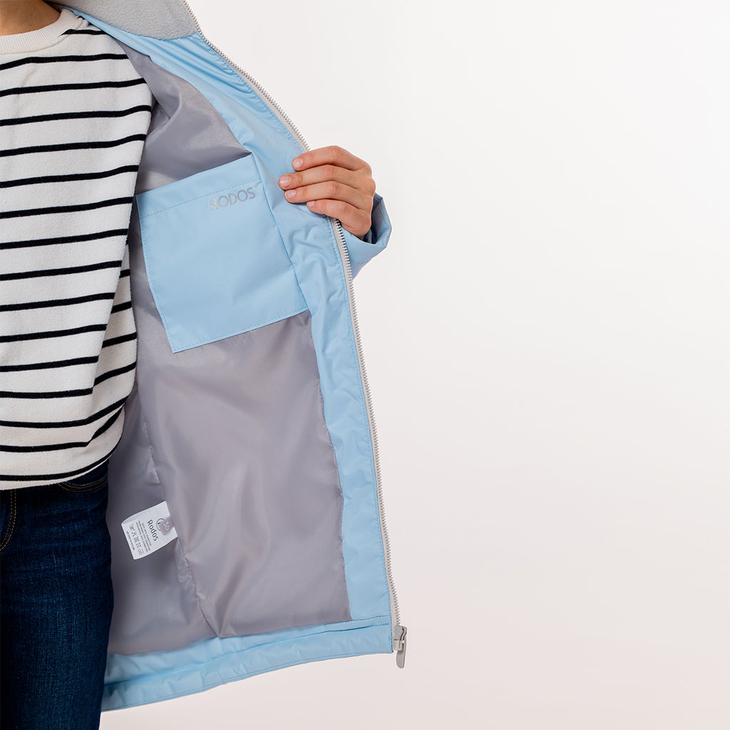 RODOS Куртка для девочки мембрана демисезон М-273 Голубой