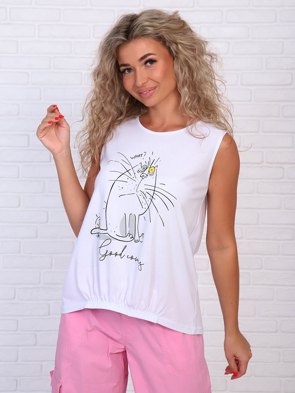 Майка женская МАРКИЗ (белый №0) - Ивановская трикотажная компания фото 2