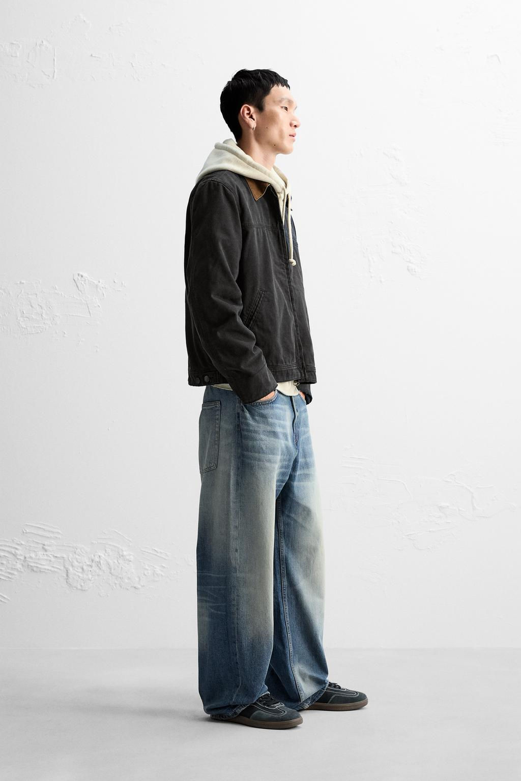 JACKET WITH CONTRAST COLLAR - Zara фото 12