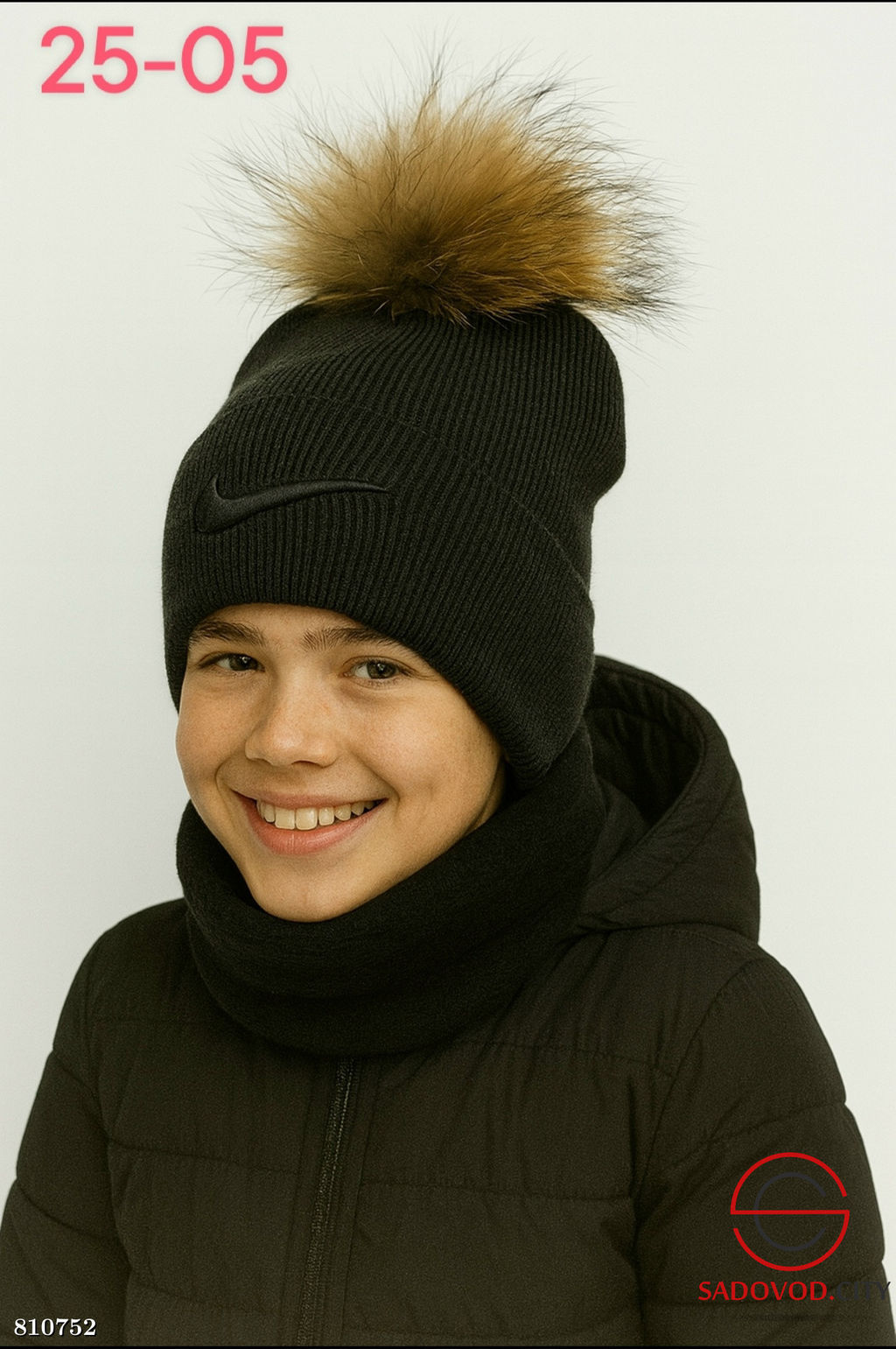 Набор 2в1 шапка внутри подкладка флис - Bruno фото 3