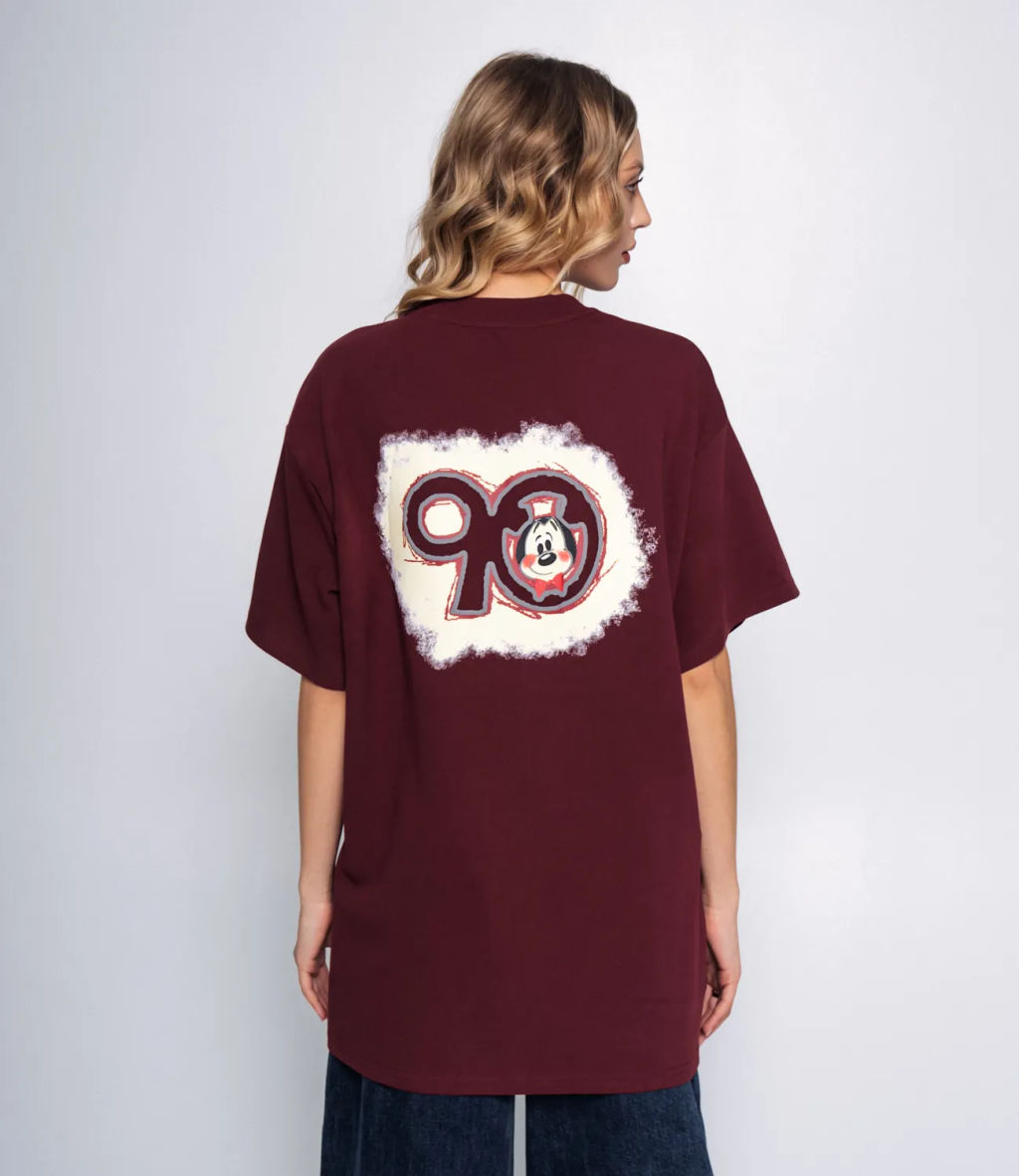 Футболка #КТ6-62, бордовый