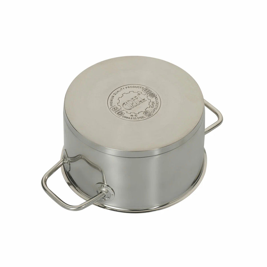 2698 GIPFEL Кастрюля CAPELLA 3,1л/20х11см, нержавеющая сталь 18/10, стеклянная крышка. Толщина: 0,6 - Werner фото 2