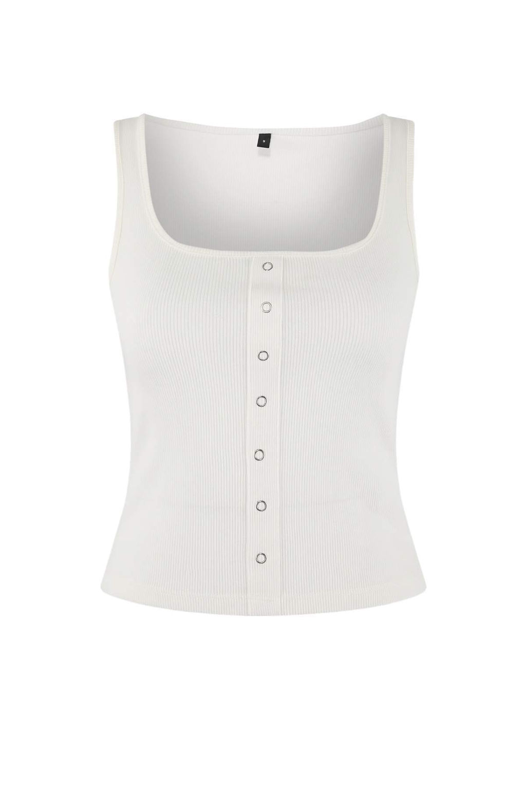 Wardrobe Essentials-Gri Melanj Fitted/Vucuda Oturan C?tc?tl? Esnek Orme Bluz TWOSS26BZ00073 - Trendyolmilla фото 3