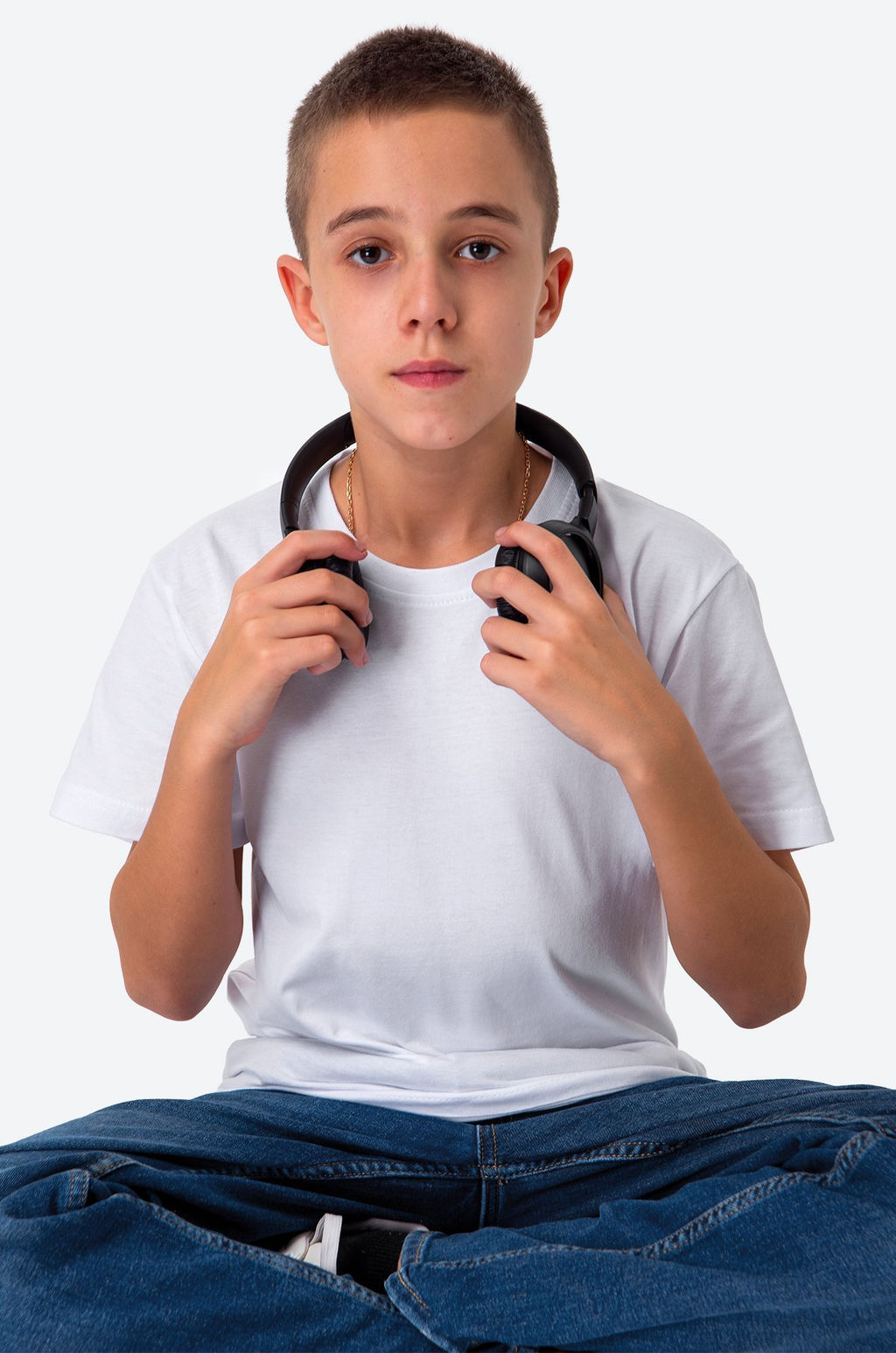 Набор детских однотонных футболок 2 шт. Happyfox