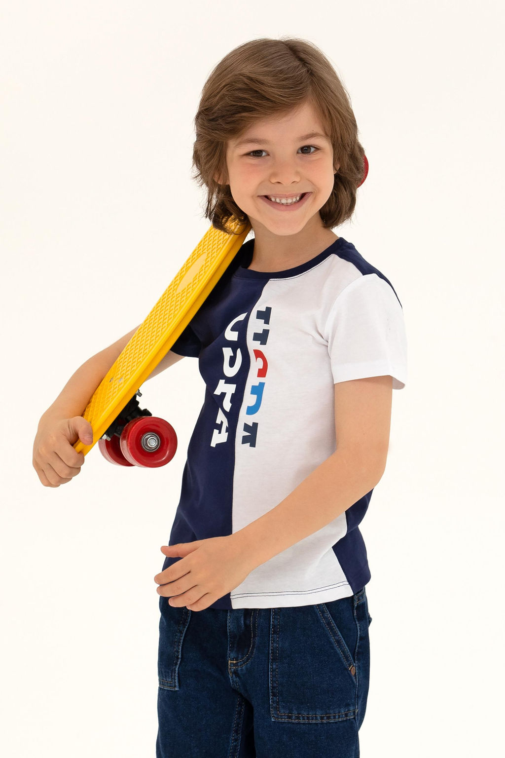 Детская темно-синяя футболка с круглым вырезом Неожиданная скидка в корзине - U.s. polo assn фото 7