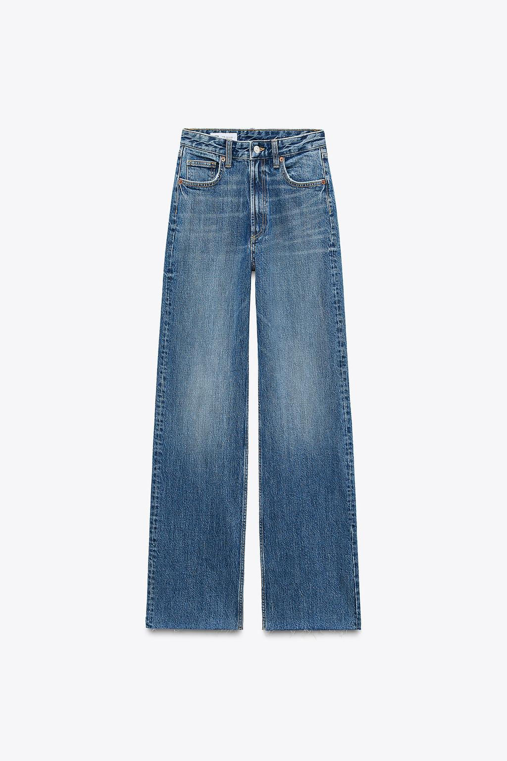 TRF WIDE-LEG HIGH-WAIST JEANS - Zara фото 13