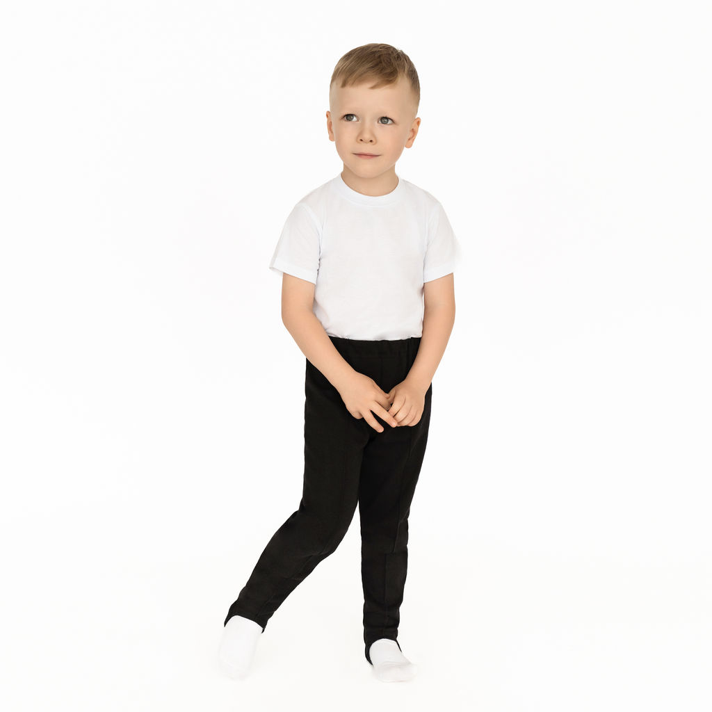 Брюки трико детские черные 401 (140, 72)