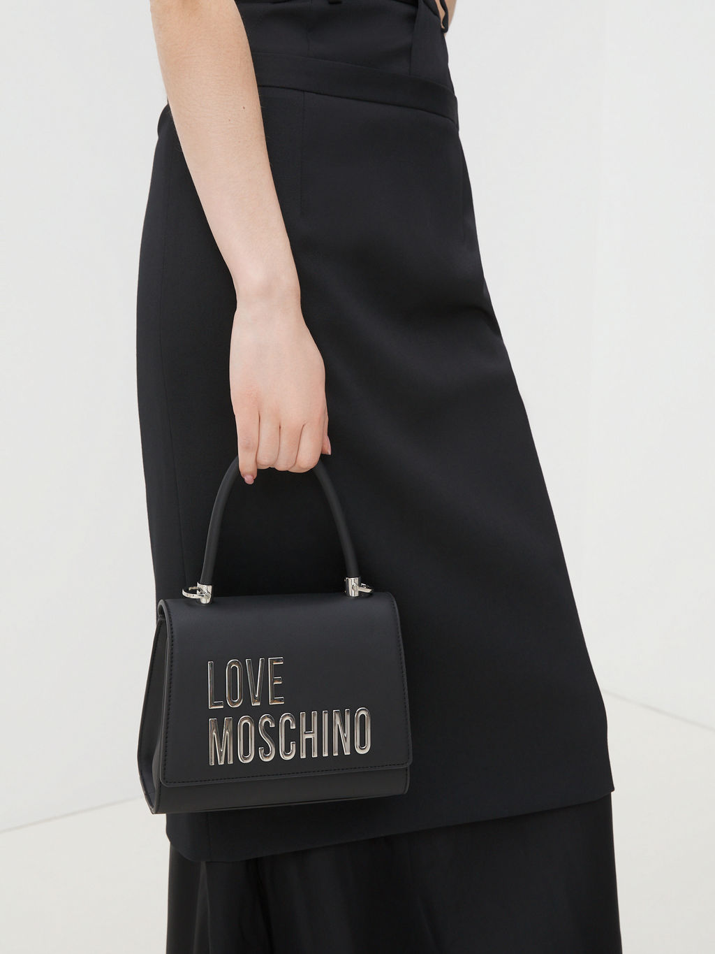 Женская сумка с ручками LOVE MOSCHINO BOLD LOVE Артикул 4376376, черный  фото 5