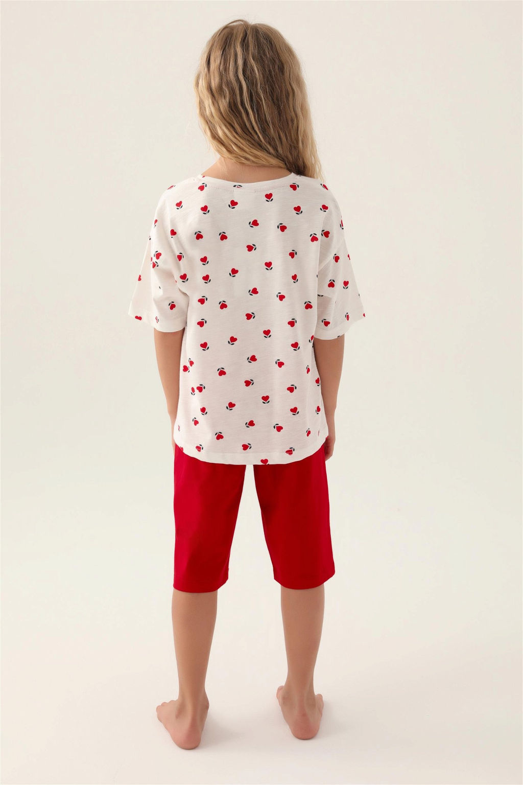 Красный пижамный комплект для девочки - U.s. polo assn фото 4