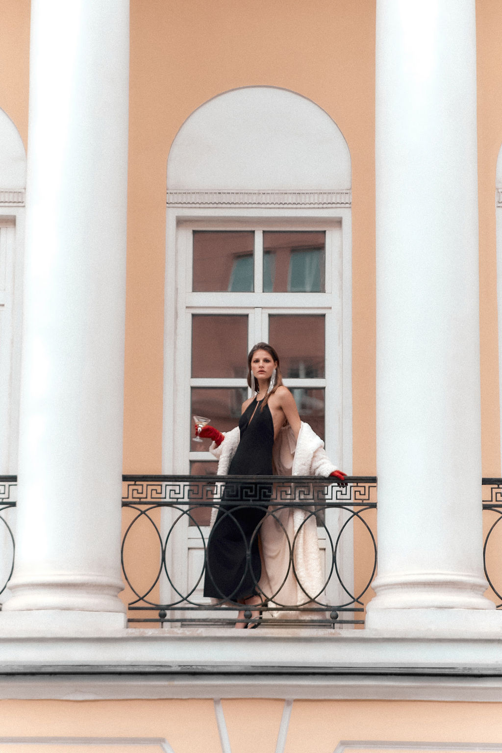 Платье из трикотажа с декоративным лифом - Mollis фото 4