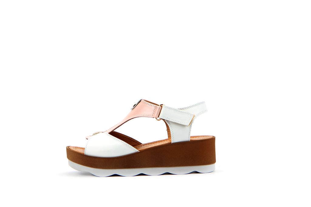 Босоножки EDART 2001.228 be.white-pink R - Ed'art фото 2
