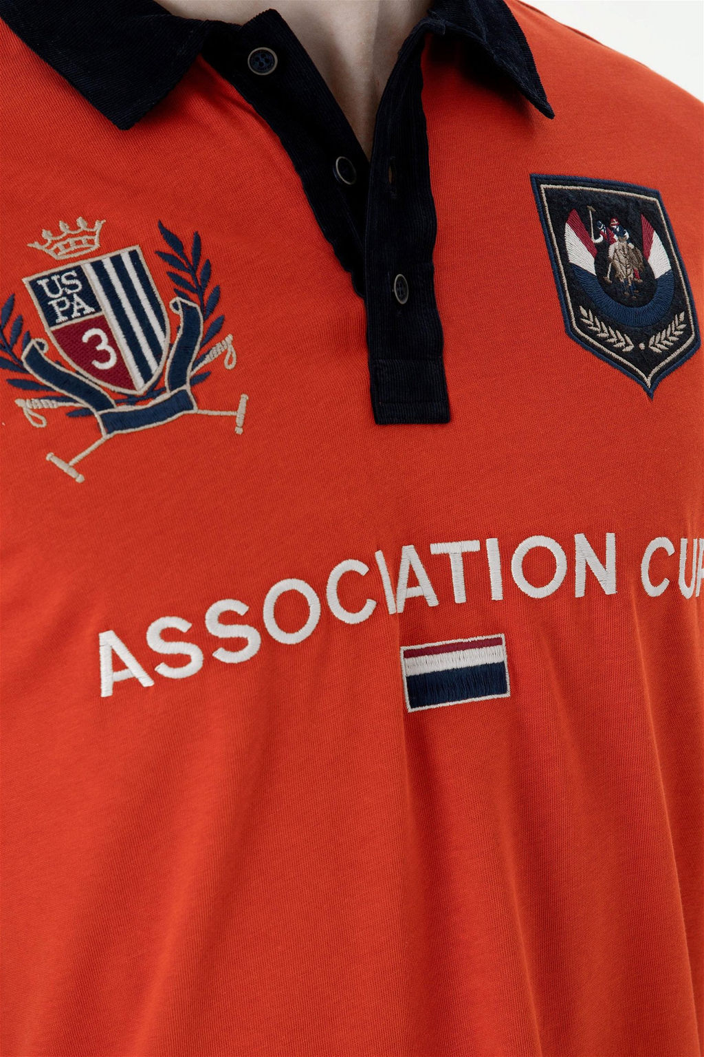 U. S. Polo Assn Мужская толстовка с воротником поло и плиткой - U.s. polo assn фото 7