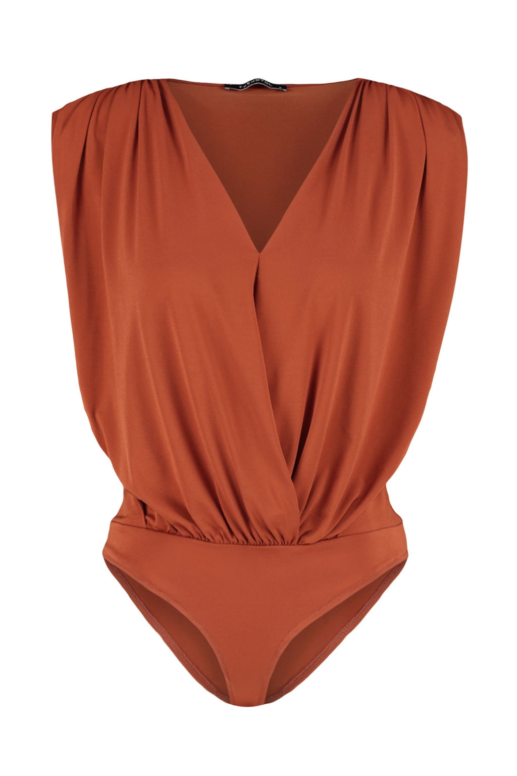 Tarc?n Vatkal? Kruvaze Yaka Esnek C?tc?tl? Orme Body TWOSS23BD00007