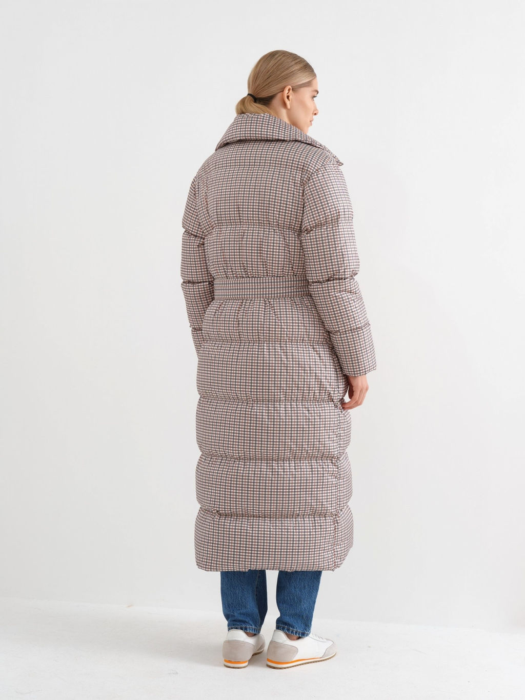 Conso/WDL 230502 - milk-nero Пуховое пальто  фото 5