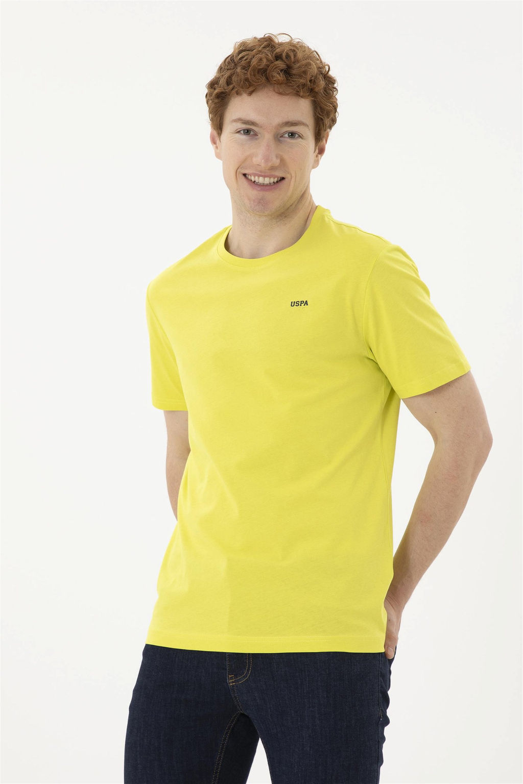 Футболка U.S. Polo Assn фисташкового цвета из хлопка фото 3