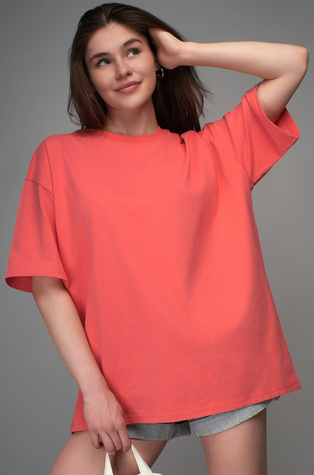 Женская футболка оверсайз Happyfox