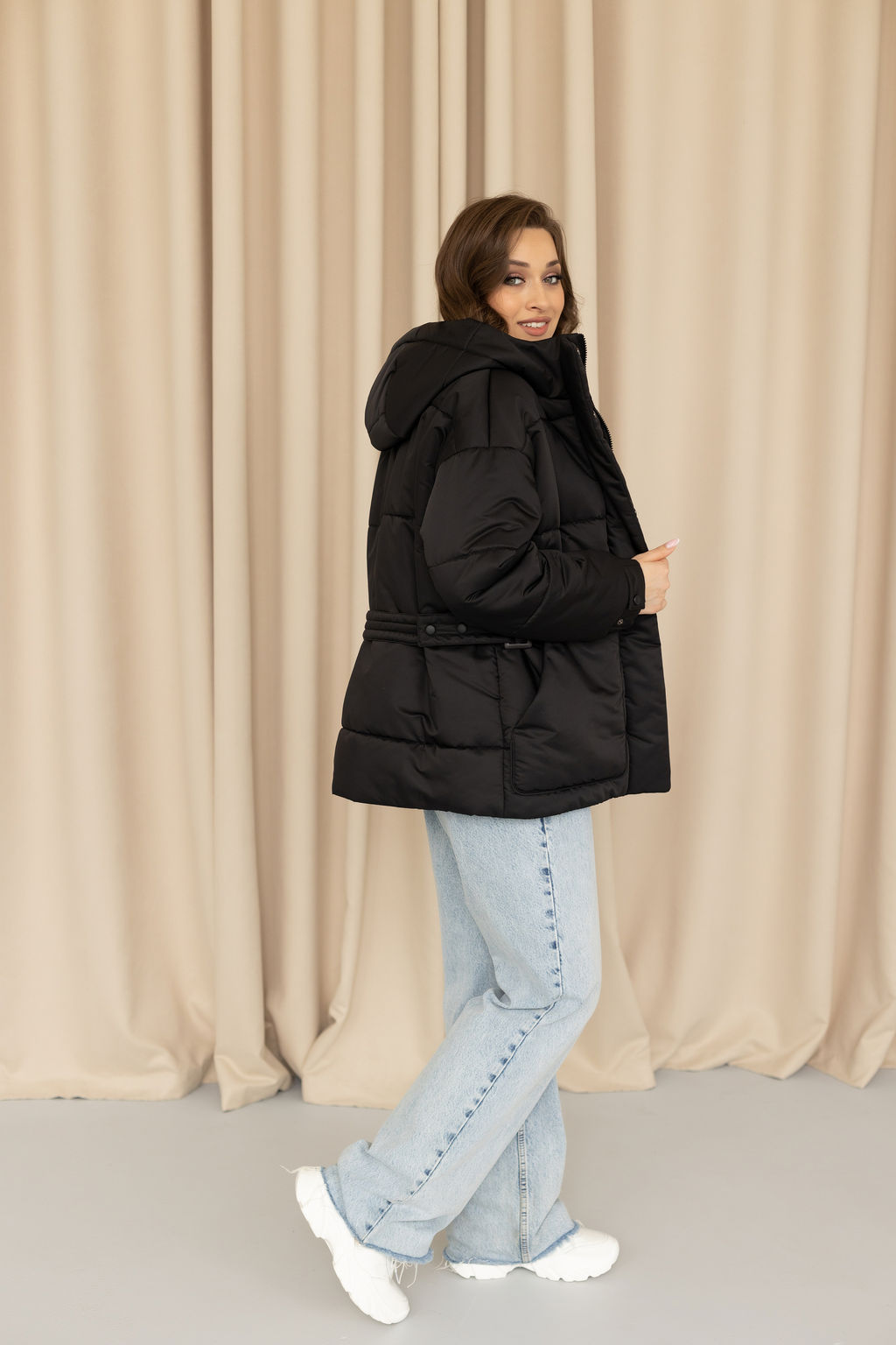 Куртка женская зимняя 24404 (бежевый) - Kankan фото 10