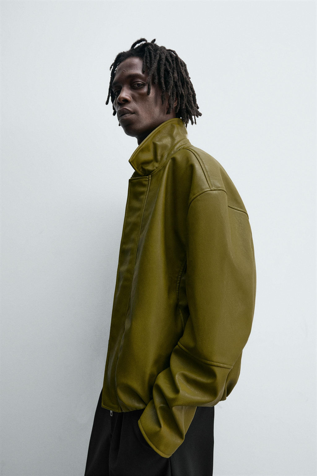 LEATHER EFFECT JACKET