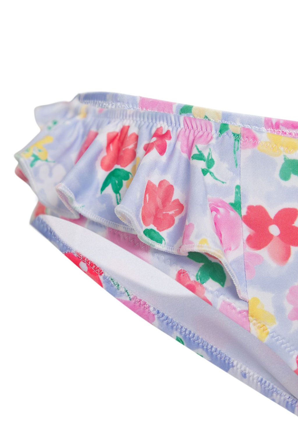 TRENDYOLMILLA Cicek Desenli Ucgen Biyeli Yuksek Bel Regular Pretty Bikini Tak?m? TBESS25BT00042 фото 7