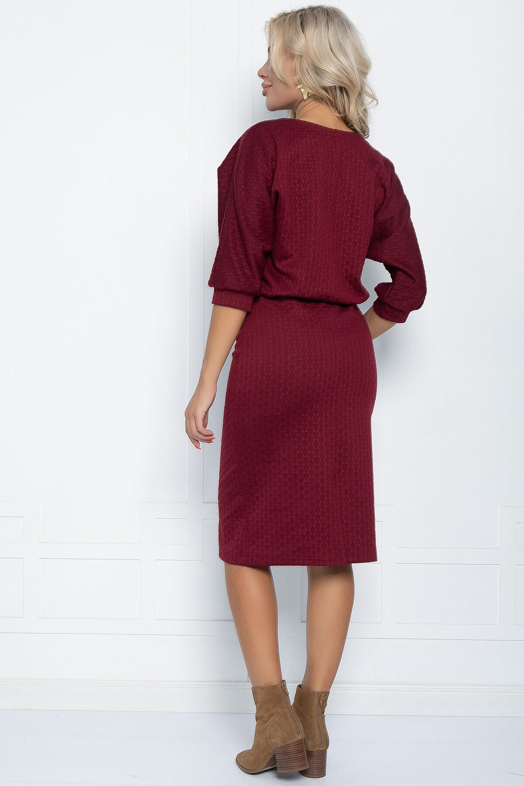 Платье Легкое настроение (бордовое) П11445 - Lt collection фото 2